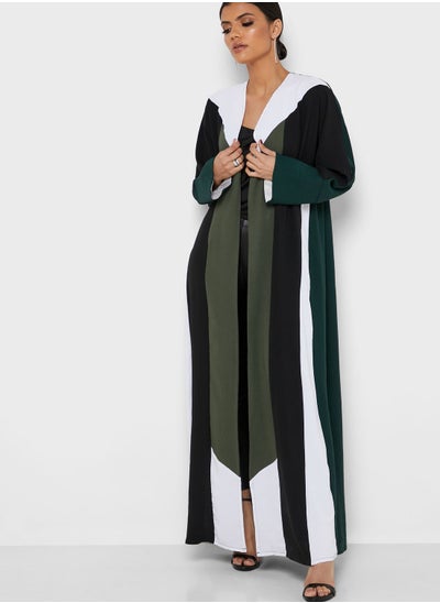 Buy Colorblock Abaya in Saudi Arabia