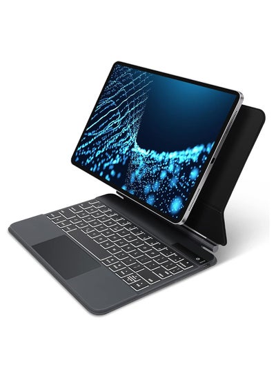 Buy AWH Magic Keyboard for 11-inch iPad Pro (4th / 3rd / 2nd /1st Generation), Air5/4th - US English-Black in UAE