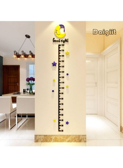 Buy 3D Acrylic Wall Decoration Stickers Baby Height Wall Stickers in UAE