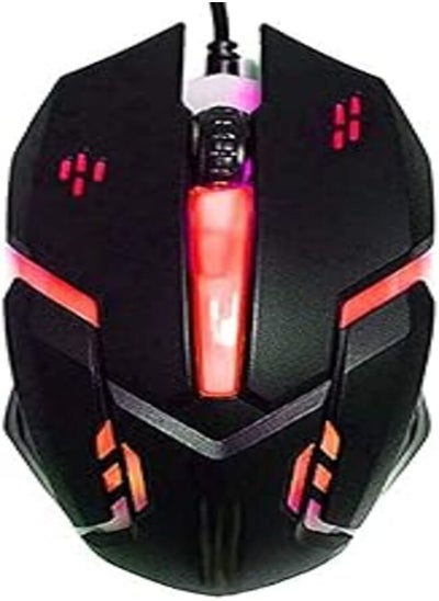 اشتري XO 3D Rainbow Colors Backlight LED Gaming Mouse - MultiColours LED في مصر