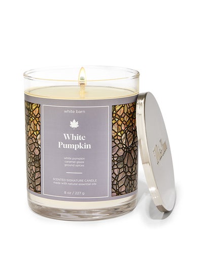 اشتري White Pumpkin Signature Single Wick Candle في الامارات