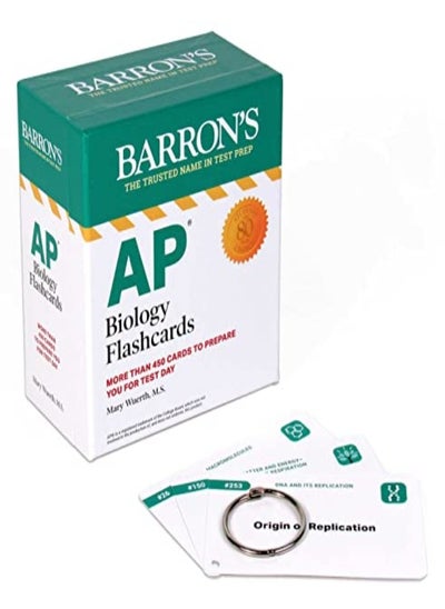 Buy AP Biology Flashcards: Up-to-Date Review and Practice + Sorting Ring for Custom Study in UAE