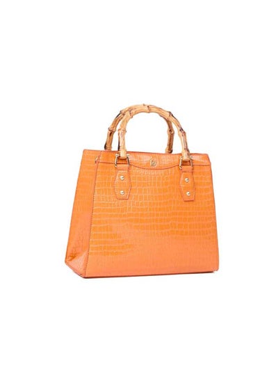 Buy Elegant Logo Embellished Faux Leather Bag in Egypt