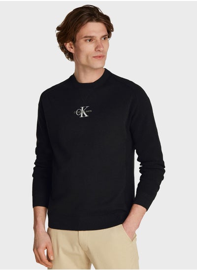 Buy Logo Crew Neck Sweater in Saudi Arabia