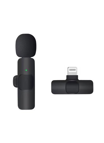 Buy Wireless Lavalier Microphone for iPhone iPad, Plug and Play Mini Mic for YouTube TikTok Live Streaming Gaming K Song Recording Auto Noise Reduction (MIC-Lightning 1) in Saudi Arabia