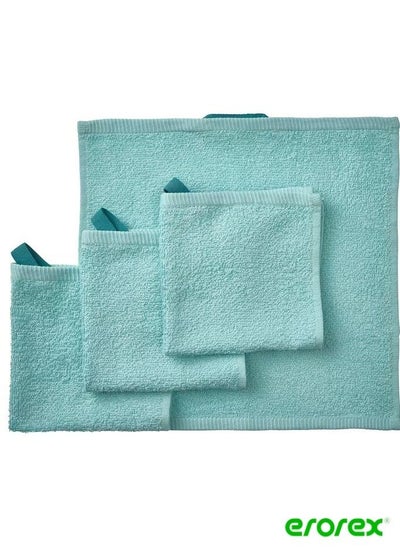 Buy Washcloth turquoise 30x30 cm in Saudi Arabia