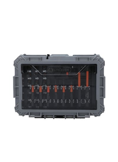 Buy 36-Piece Heavy Duty Break-Resistant Impact Bit Set with Storage Case Black and Orange 455836P in Saudi Arabia