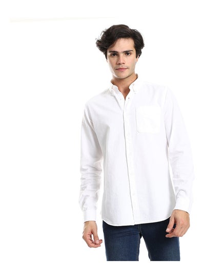 اشتري Button Down Collar Long Sleeves Shirt في مصر