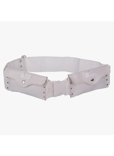 Buy Hajj umrah Ihram Non Stitch waterproof White Belt in UAE