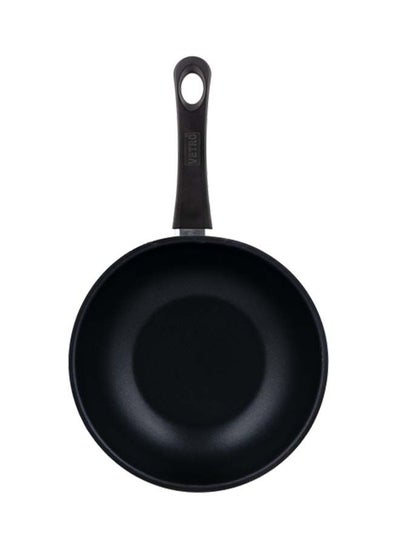 Buy Vetro Open Wok Non Stick (Coating Interior) 26X8Cm  Wine Red K797008/26 in Saudi Arabia