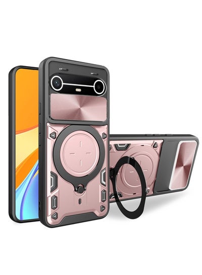 for TECNO Pova Slim 5G Case, Slide Camera Lens Cover, Magnetic
