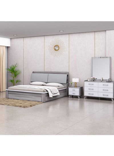 Buy Miami 5-Piece King Bedroom Set 228 x 110 x 191 cm in Saudi Arabia