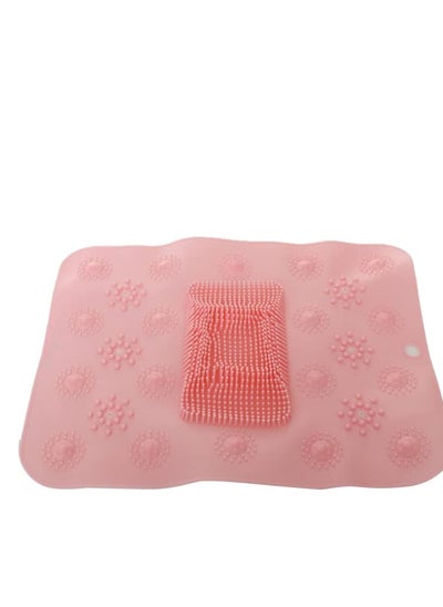 Buy Silicone foot bath mat, pink, 164 in Egypt