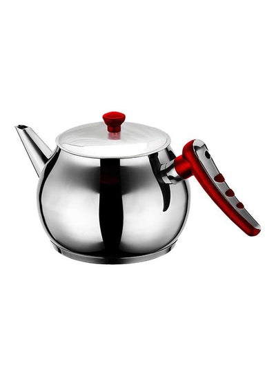 Buy Apple Stainless Steel Teapot 1.0L Red in UAE