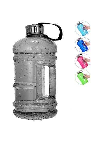 اشتري Half Gallon Big Water Bottle 2.2L Container Flask For Fitness Gym Biking Travel Outdoor في الامارات