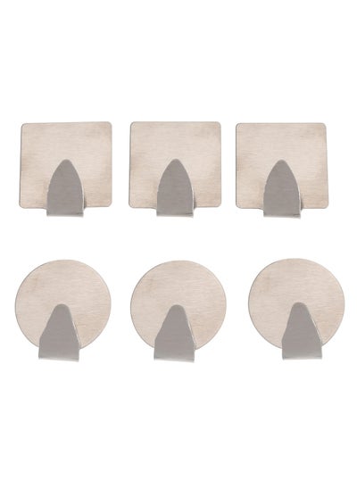 Buy 6-Piece Adhesive Hooks in Saudi Arabia