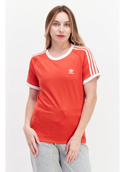 اشتري Women Sportswear Fit Short Sleeve Outdoor T-Shirt, Red/Red في الامارات