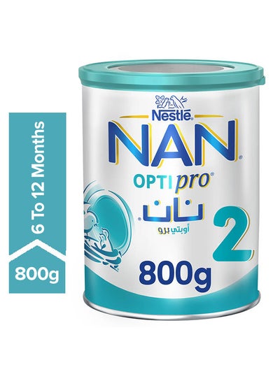 Buy Nestlé Optipro 2 Follow Up Formula From 6 To 12 Months With 2Fl And Bl Probiotic 800grams in UAE
