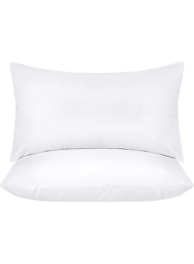 Buy Utopia Bedding Throw Pillows Insert (Pack of 2, White) - 30 x 50 CM Bed and Couch Pillows - Indoor Decorative Pillows in UAE