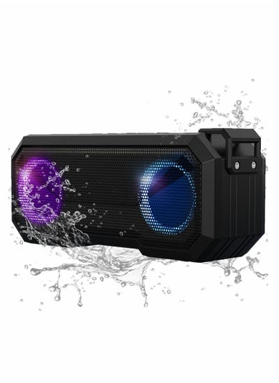 اشتري Portable Bluetooth Speaker,IPX7 Waterproof Wireless Speaker with 16W Loud Stereo Sound, Outdoor Speakers with Bluetooth 5.0, 12H Playtime في الامارات