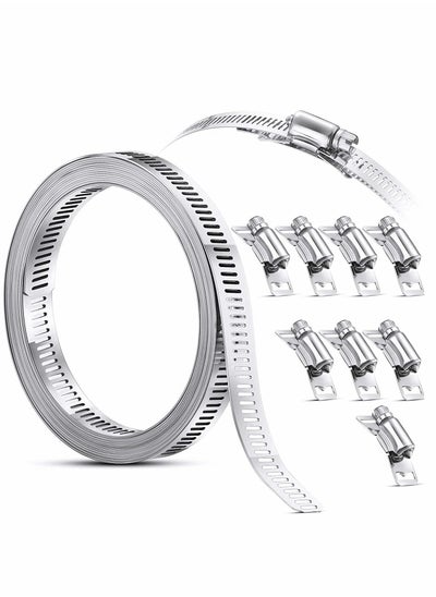 اشتري Clamps Hose Stainless Steel Worm Clamp في الامارات