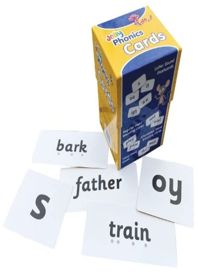 اشتري Jolly Phonics Cards: Set of 4 boxes in Precursive Letters في الامارات