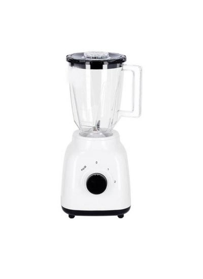 Buy Attractive Stainless Steel Blender With Unbreakable Jar 1.5 Liter – White in UAE