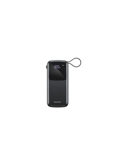 Buy Awei Wired Power Bank, 20000 mAh, 3 Port, Black - P135K in Egypt