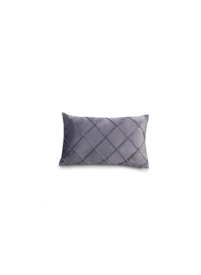 اشتري Diamond Filled Cushion 30x50cm - Silver Grey في الامارات