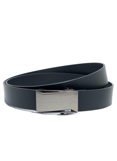 Buy Classic Milano Genuine Leather Belts for men DDL Smooth Autolock Belt Men 35MM (Black) by Milano Leather in UAE