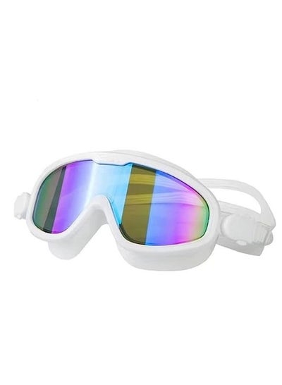 Buy Waterproof Anti-fog Large Frame HD Swimming Goggles Silicone Goggles Fashion Trendy Swimming Goggles for Men and Women in Egypt