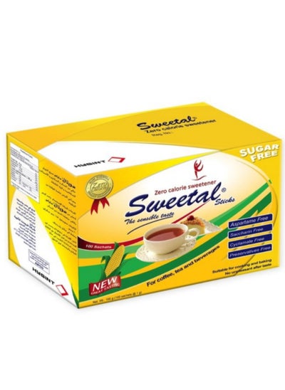 Buy sweetal diet sugar sweetal 100 stick 1 gram in Egypt