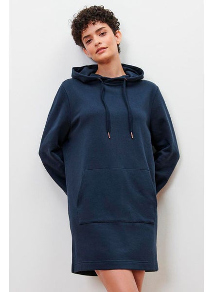 اشتري Women Plain Sweater Dress, Navy في الامارات