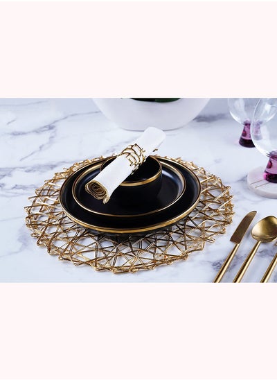 Buy Chesa S/4 Placemat Gold D38cm in UAE