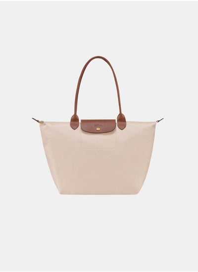 Buy Longchamp women's classic fashion versatile large handbag shopping bag shoulder Bag handbag paper white in Saudi Arabia