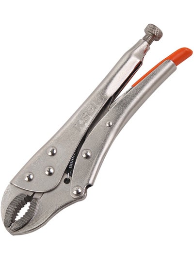 Buy 10Inch Curved Jaw Locking Plier with Wire Cutter , High Quality Tool Steel, Locking Pliers with Wire Cutter, Clamping,Holding, for Securely Gripping a Wide Variety of Surfaces from any Angle. in UAE