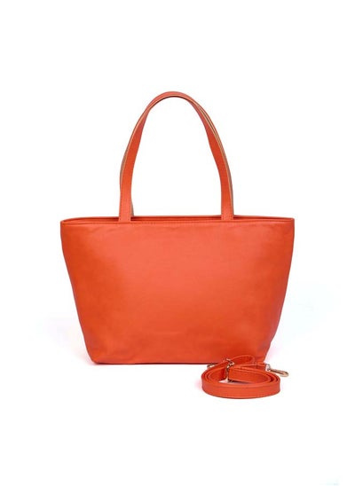 Buy Fancy Faux Leather Bag With Adjustable Shoulder Strap in Egypt