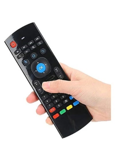 Buy MX3 Portable 2.4G Wireless Remote Control Keyboard Controller Air Mouse for Smart TV Android TV box mini PC HTPC in Saudi Arabia