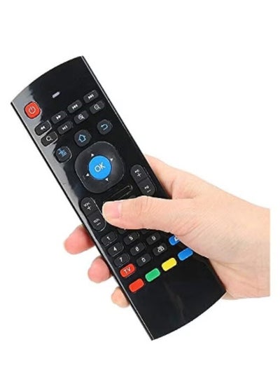 Buy MX3 Portable 2.4G Wireless Remote Control Keyboard Controller Air Mouse for Smart TV Android TV box mini PC HTPC in Saudi Arabia