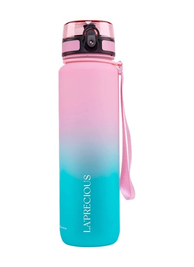 Buy 1L Water Bottle for Adults and Kids - USA Tritan Material Non-Toxic BPA Free - Fast Flow - Flip Top Leak Proof Lid and One Click Open in UAE