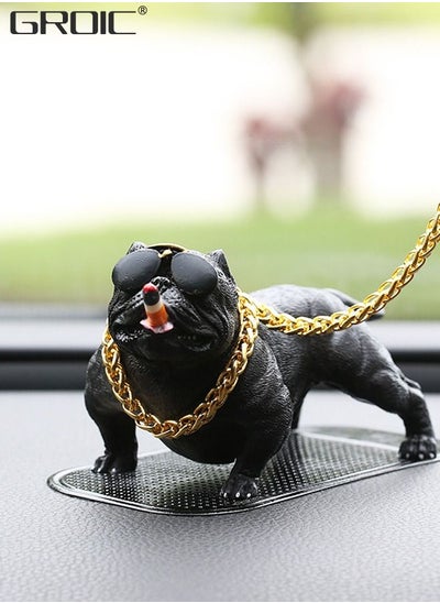 Buy Bully Pitbull Dog Car Interior Decoration Dashboard Ornament Fashion Funny Cute Home Decoration Auto Accessories Car Decoration Interior in UAE