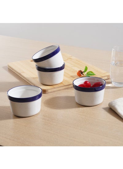 اشتري Esento 4-Piece Ramekin 150ml - White في الامارات