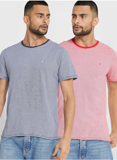 Buy 2 Pack Essential Crew Neck T-Shirt in UAE