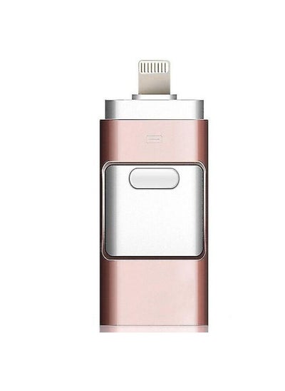 Buy 3 in 1 Usb Flash Drive Expand Memory Stick Otg Pendrive for iphone iPad Android PC 64GB Rose Gold in Egypt