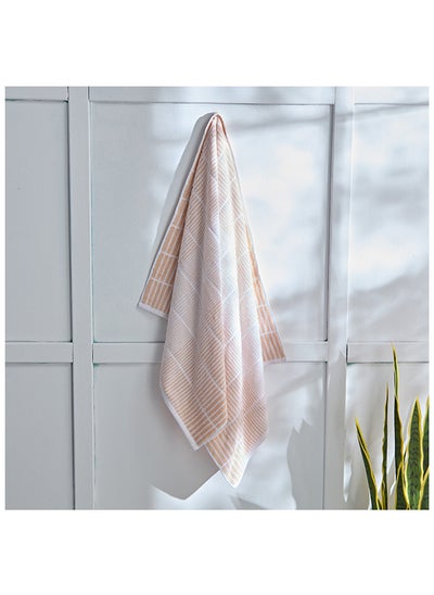 اشتري Rio Rita Patterned Cotton Bath Towel 8 x 136 cm في السعودية