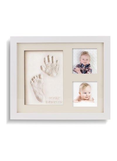 Buy Baby Handprint and Footprint Makers Kit For Newborn Boys ; Girls Baby Girl Gifts ; Baby Boy Gifts Personalized Baby Shower Gifts Memory Art Picture Frames for B in UAE