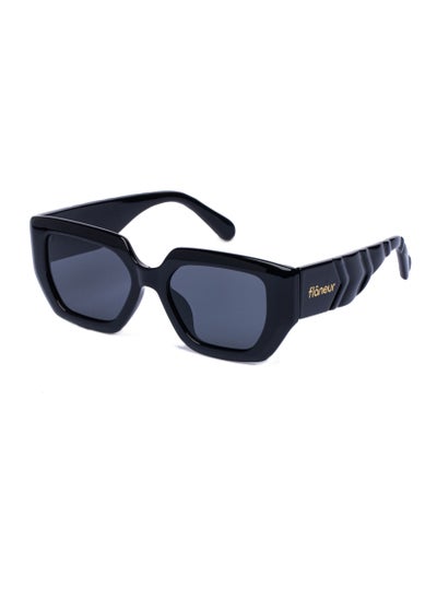 Buy Stylish Polarized D-Frame Sunglasses For Women and Men Black in UAE