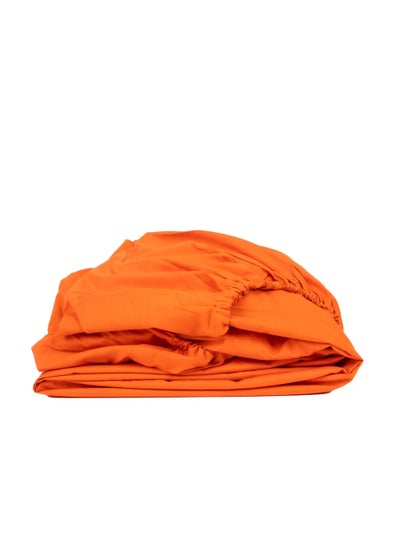 Buy Fitted Sheet Orange 120x200 in Egypt