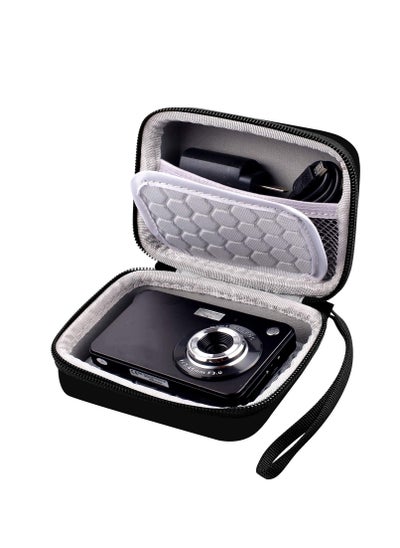 Buy Carrying & Protective Case for Digital Camera, Travel Storage Case Fits for AbergBest 21 Mega Pixels 2.7" LCD HD/Kodak Pixpro/Canon PowerShot ELPH 180/190 / Sony DSCW800 / DSCW830 Cameras - Black in Saudi Arabia