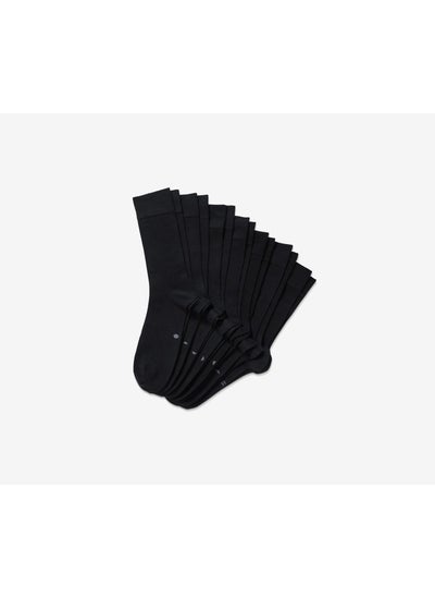 اشتري Men 7 Pairs Of Socks, Black في الامارات